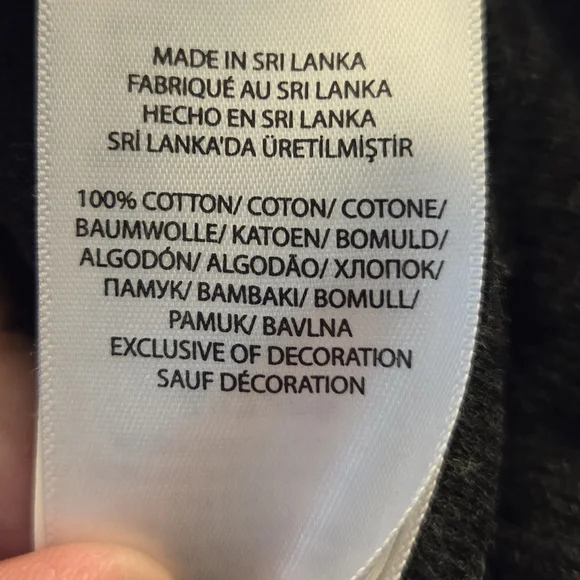 Ralph Lauren Charcoal Pullover Sweater With Elbow Patches Size L - Picture 6 of 7